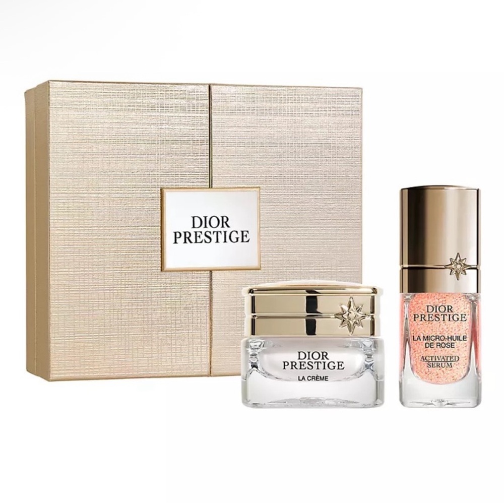 Dior Prestige Skincare Set - Gold and White